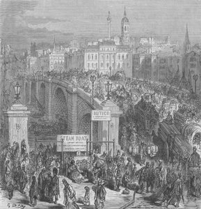 Il ponte di Londra, 1875 da Gustave after Dore